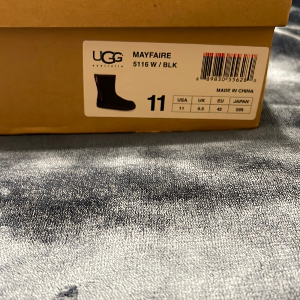 Black UGG boots size 11